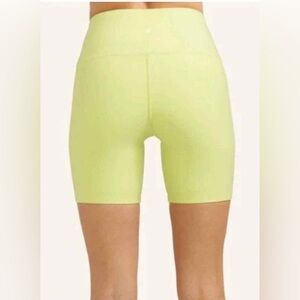 Peloton Cadent Women's Small Yellow 5" High Waist Performance Bike Shorts Cycle